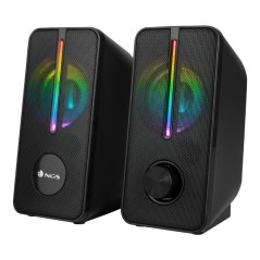 pul liAltavoces estereo con iluminacion LED RGB li liMaxima potencia de 12W li liLos altavoces pueden colocarse en cualquier lu
