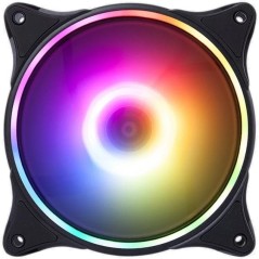 ph2N18 ARGB h2pEl ventilador de 120mm N18 tiene las aspas curvas para un maximo rendimiento de refrigeracion y un diseno innova