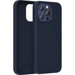ph2Funda de silicona liquida Vention para iPhone 15 Plus con MagSafe en color azul medianoche h2 p