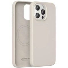 ph2Funda de silicona liquida Vention para iPhone 15 Plus con MagSafe en color gris grava h2 p